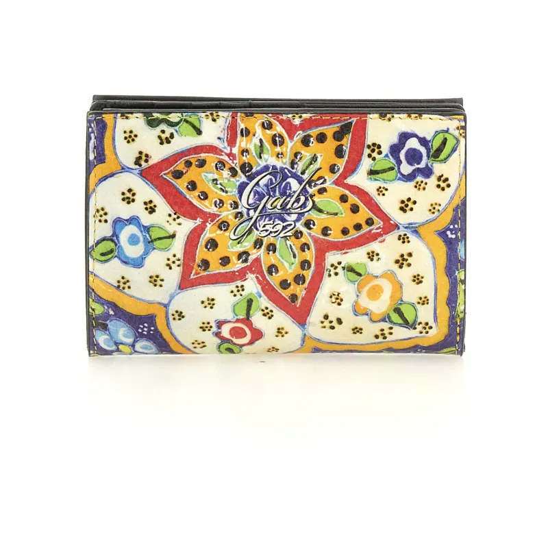Gabs Gmoney14 women's wallet in printed leather, Ceramic...