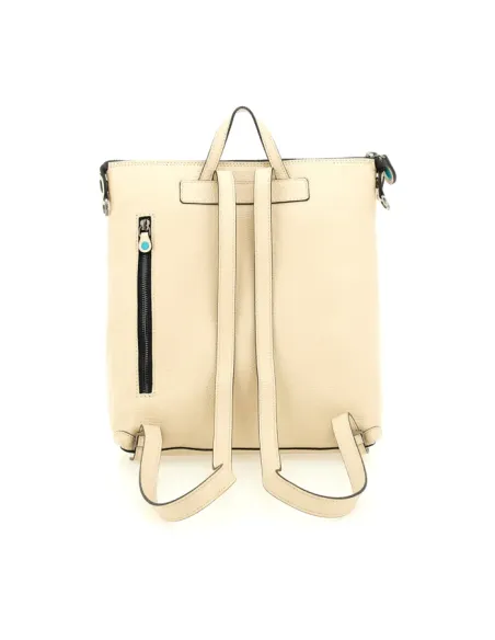 Gabs Lola women's leather backpack, Ecrù