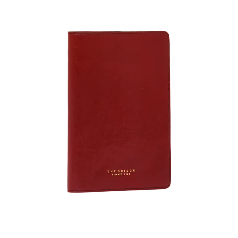 Diario in pelle The Bridge, rosso