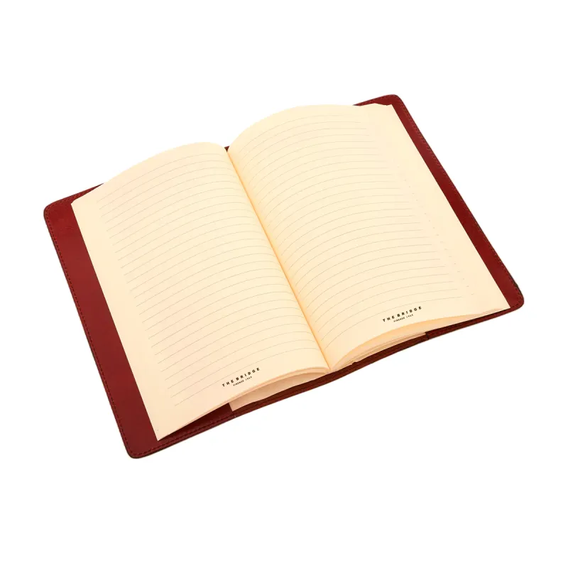 Diario in pelle The Bridge, rosso 2