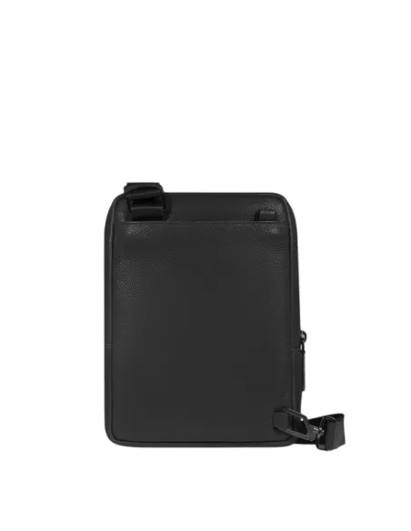 Borsello uomo in pelle porta iPad®mini Piquadro Cronus, nero