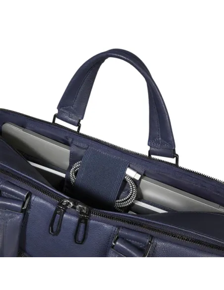 Cartella 2 manici porta pc da 15,6 Piquadro Cronus, blu