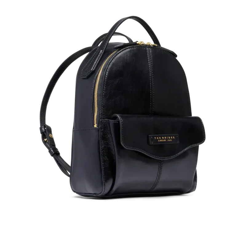 The Bridge Gloria small backpack, black 2