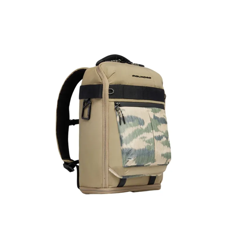 Piquadro Arne laptop and iPad® backpack in recycled... 2