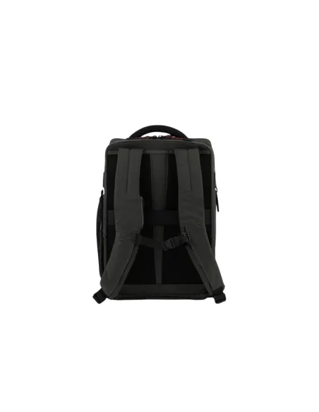 Piquadro Arne Computer und iPad® Rucksack aus recyceltem Stoff mit Schuhfach, schwarz