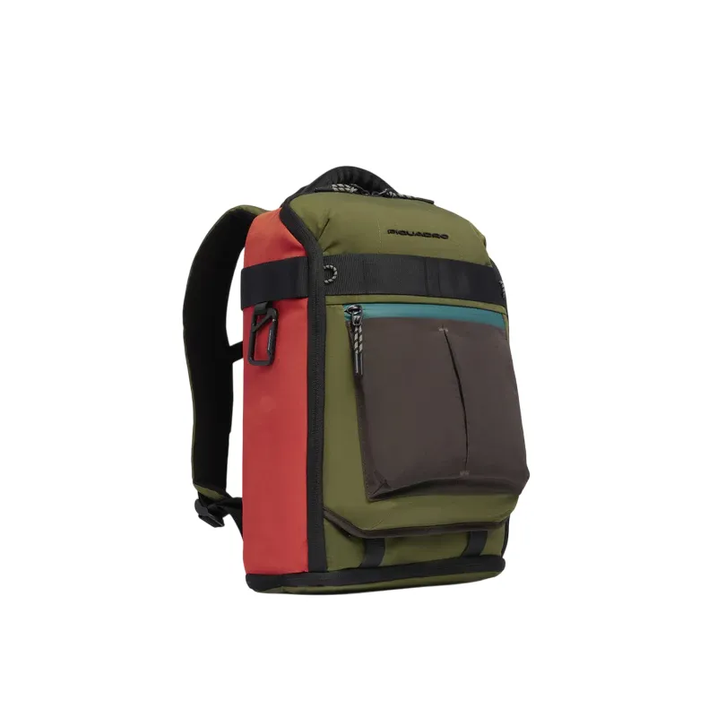 Piquadro Arne laptop and iPad® backpack in recycled... 2