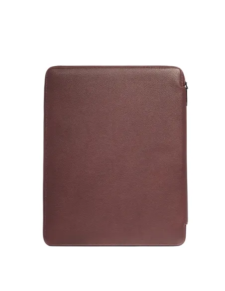 Portablocco in pelle per iPad®Pro 12,9 Piquadro Cronus, marrone