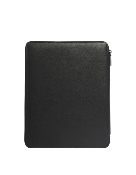Piquadro Cronus leather notepad holder, black