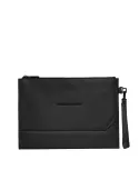 Pouch porta iPad® in pelle Piquadro Than, nera