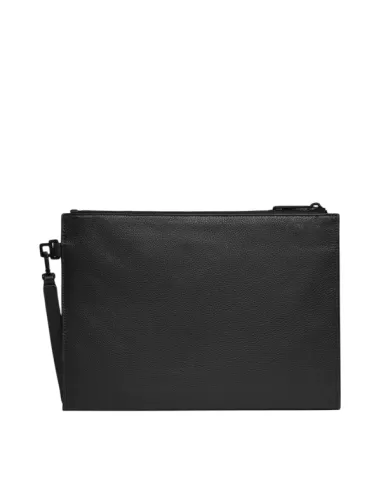 Piquadro Than leather iPad® pouch, black