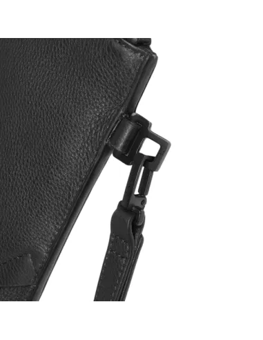 Piquadro Than leather iPad® pouch, black