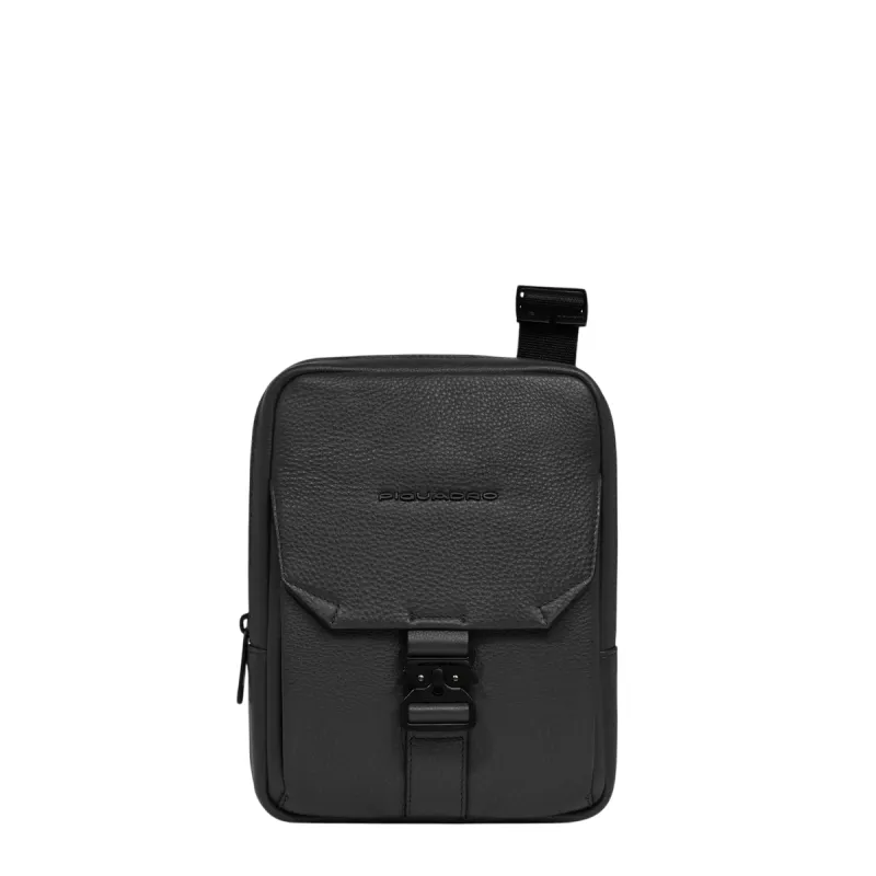 Piquadro Than Men's iPad®mini cross-body bag, black