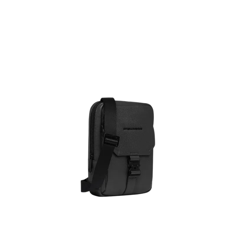 Piquadro Than Men's iPad®mini Umhängetasche, schwarz 2