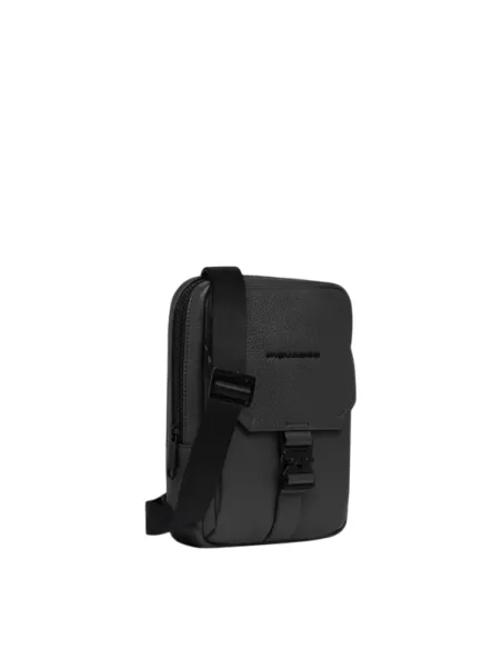 Piquadro Than Men's iPad®mini cross-body bag, black