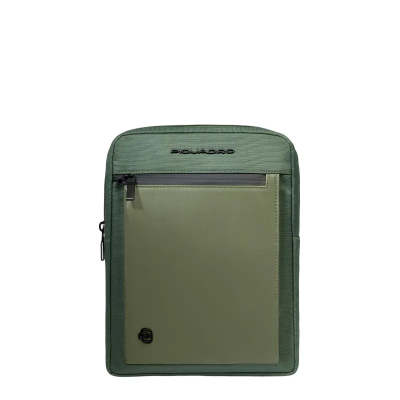 Piquadro Orion iPad® cross-body bag, green