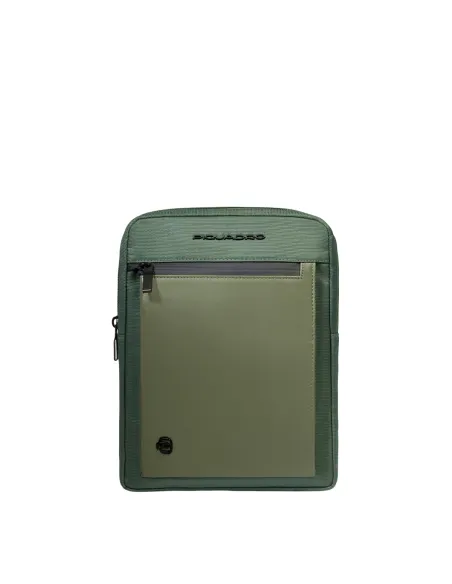 Piquadro Orion iPad® cross-body bag, green