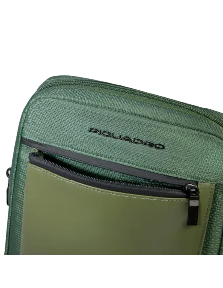 Piquadro Orion iPad® cross-body bag, green