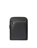 Borsello uomo porta iPad® in tessuto riciclato Piquadro Orion, nero