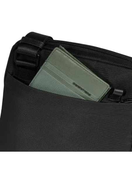 Piquadro Orion iPad® cross-body bag, black