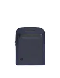 Borsello uomo porta iPad® in tessuto riciclato Piquadro Orion, blu