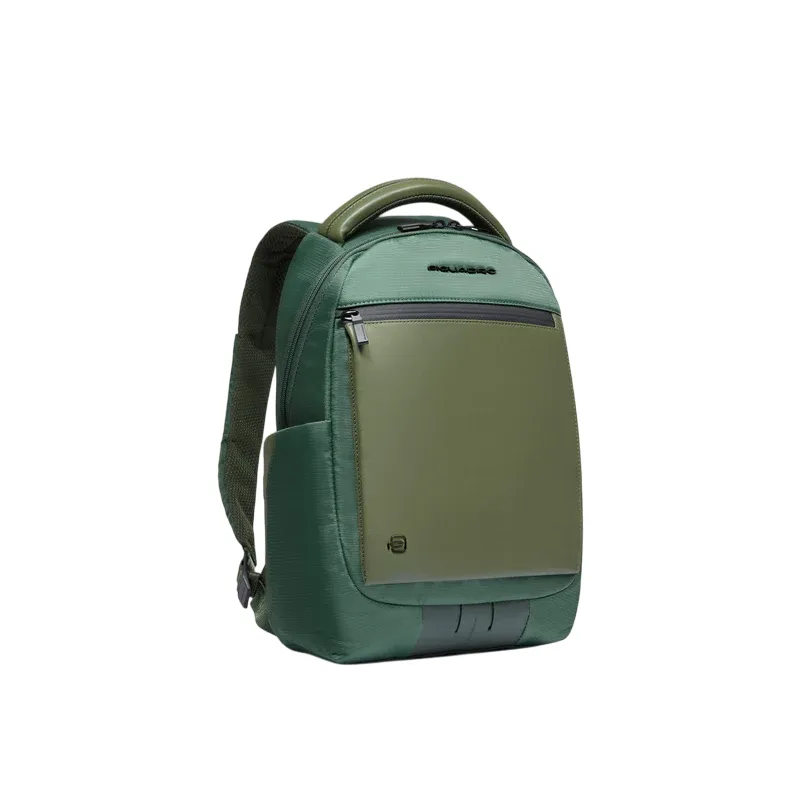 Zaino piccolo porta pc da 13,3 Piquadro Orion, verde 2