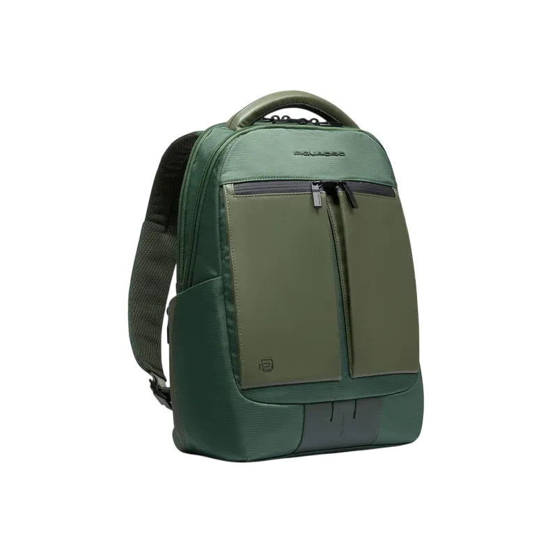 Piquadro Orion 14 PC backpack with two compartments, green 2