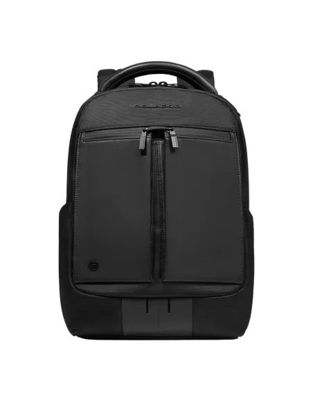 Piquadro Orion 14 PC Rucksack mit zwei Fächern, schwarz