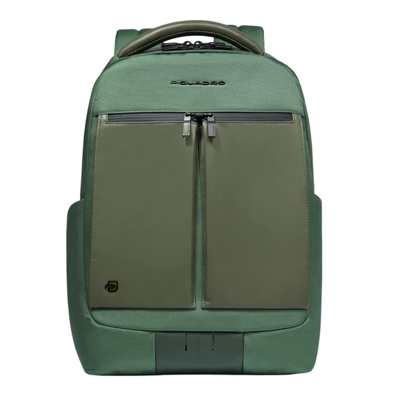 Piquadro Orion 15.6 laptop backpack, green
