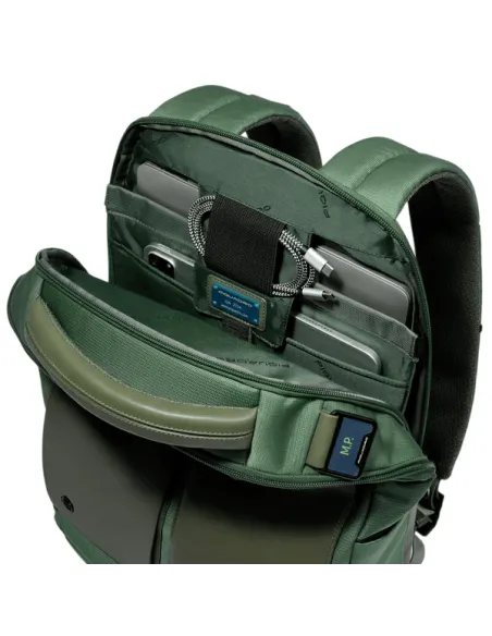 Piquadro Orion 15.6 laptop backpack, green