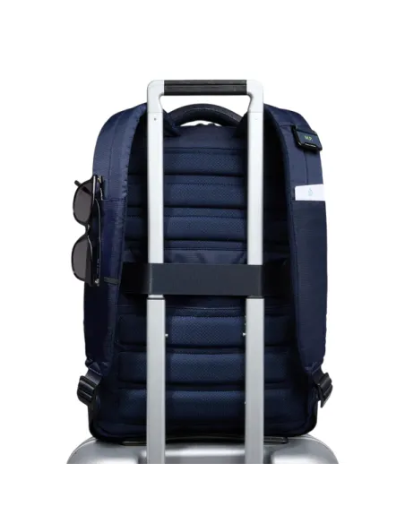 Piquadro Orion 15.6 Laptop-Rucksack, blau