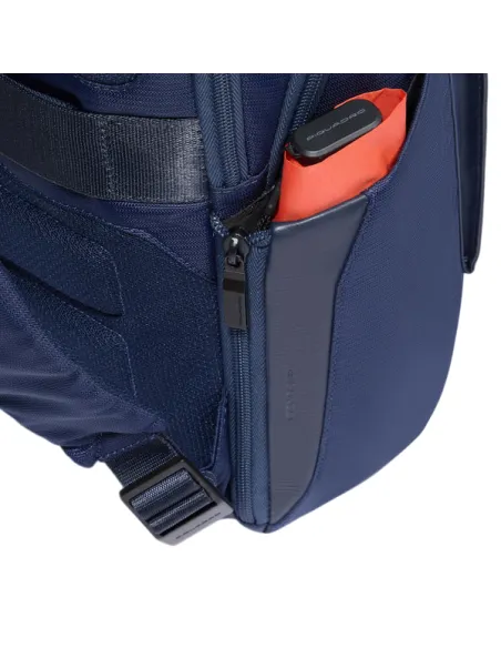 Zaino porta computer da 15,6 Piquadro Orion, blu