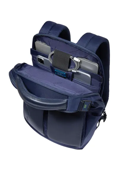 Piquadro Orion 15.6 Laptop-Rucksack, blau