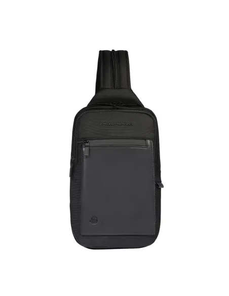 Piquadro Orion mono-sling bag/backpack, black