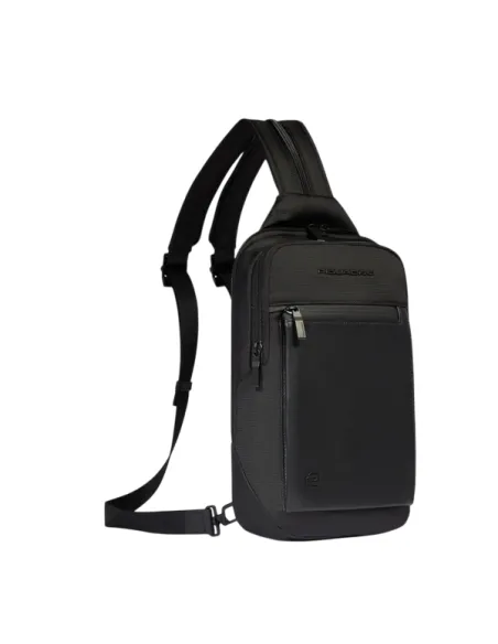 Piquadro Orion Umhängetasche/Rucksack, schwarz