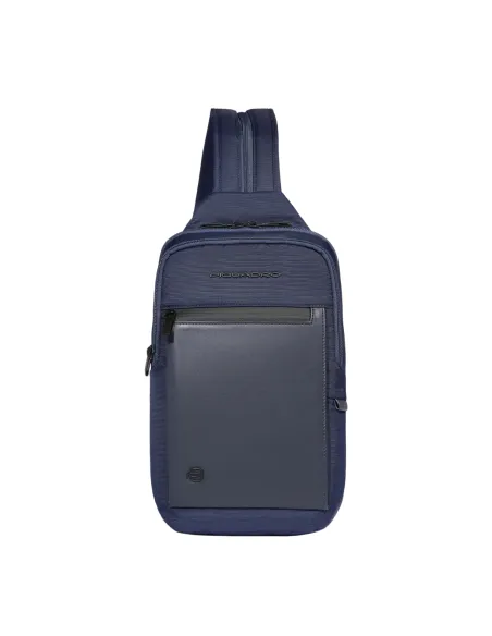 Monospalla indossabile a zaino Piquadro Orion, blu