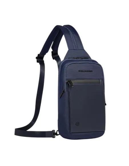 Piquadro Orion Umhängetasche/Rucksack, blau