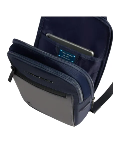 Monospalla indossabile a zaino Piquadro Orion, blu