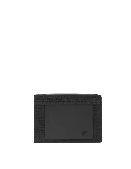 Piquadro Orion komplette Herren-Geldbörse, schwarz