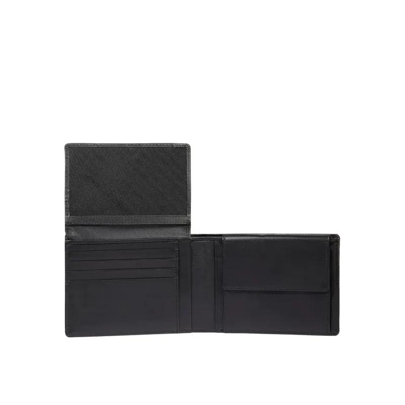 Piquadro Orion komplette Herren-Geldbörse, schwarz