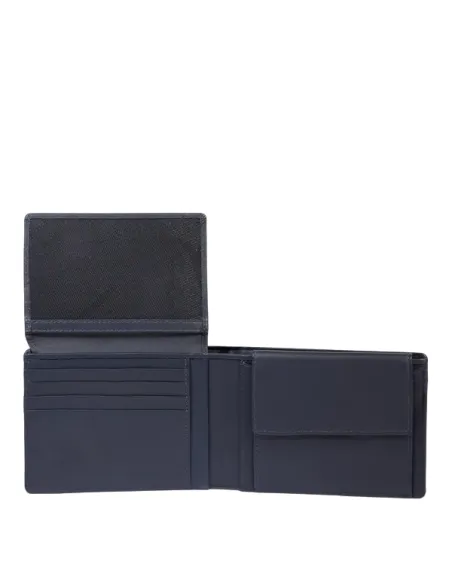 Piquadro Orion komplette Herren-Geldbörse, blau