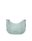 Piquadro Circle small women's shoulder bag in fabric and leather, light green