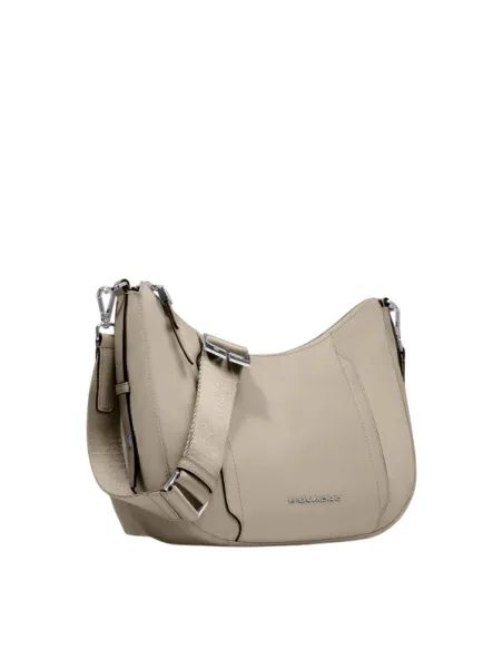 Borsa donna a spallla misura piccola Piquadro Circle, beige