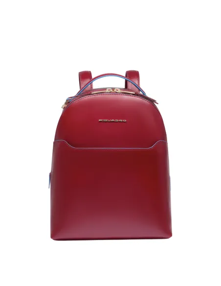 Piquadro Blue Square Damen-Rucksack, rot
