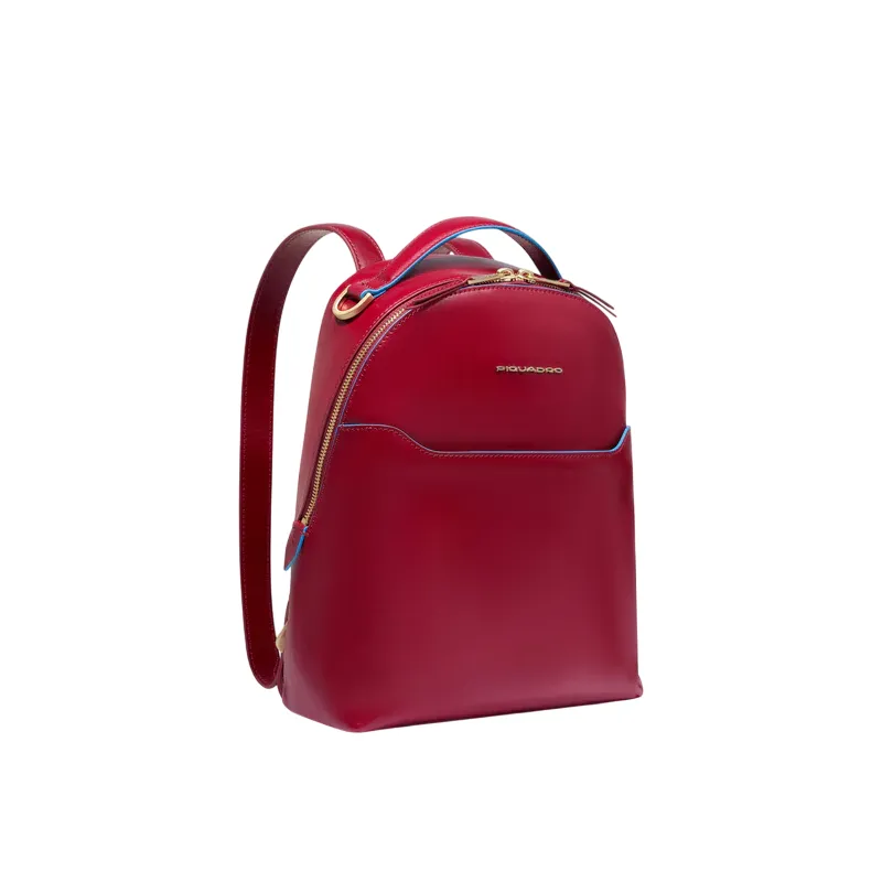 Piquadro Blue Square Damen-Rucksack, rot 2