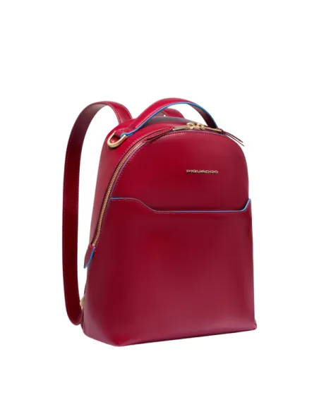 Piquadro Blue Square Damen-Rucksack, rot