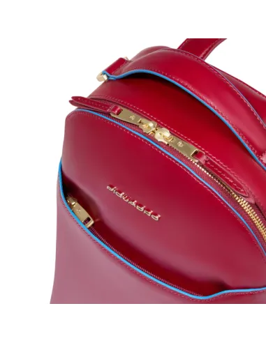 Piquadro Blue Square Damen-Rucksack, rot