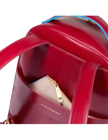 Zaino donna Piquadro Blue Square, rosso