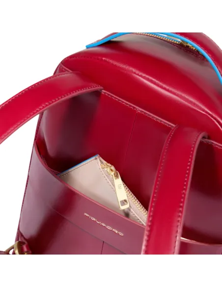 Piquadro Blue Square Damen-Rucksack, rot