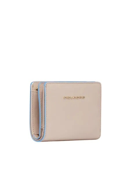 Piquadro Blue Square kleine Damen-Geldbörse, rosa