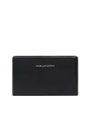 Piquadro Blue Square Damengeldbörse mit Münzfach, schwarz